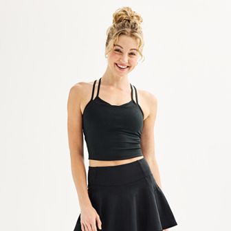 Juniors' SO® Strappy Mesh Tank Top