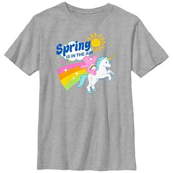 Boys 8-20 Care Bears Unicorn "Spring Is In The Air" Graphic Tee