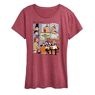Women's Friends 30th Grid Graphic Tee