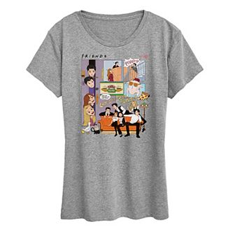 Women's Friends 30th Grid Graphic Tee