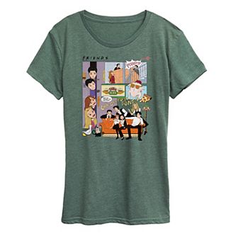 Women's Friends 30th Grid Graphic Tee