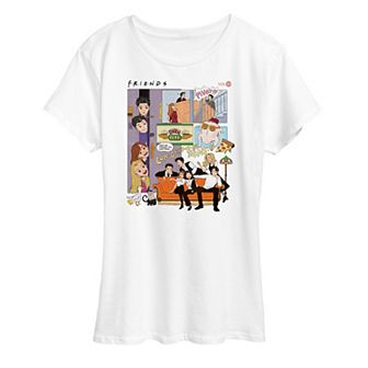 Women's Friends 30th Grid Graphic Tee