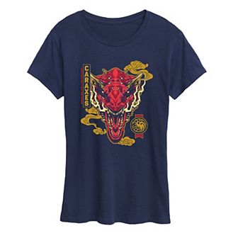 Women's House of the Dragon Caraxes Badge Graphic Tee