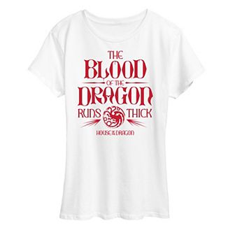 Women's House of the Dragon Blood Of A Dragon Graphic Tee