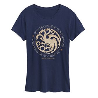 Women's House of the Dragon Dragons Begin Fighting Graphic Tee