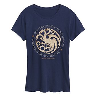 Women's House of the Dragon Dragons Begin Fighting Graphic Tee