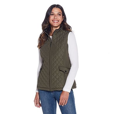 Women's Weathercast Plush Lined Quilted Vest