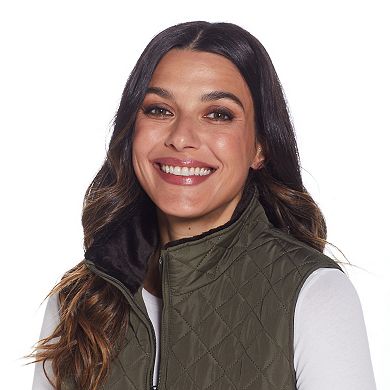 Women's Weathercast Plush Lined Quilted Vest