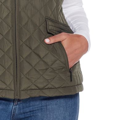 Women's Weathercast Plush Lined Quilted Vest