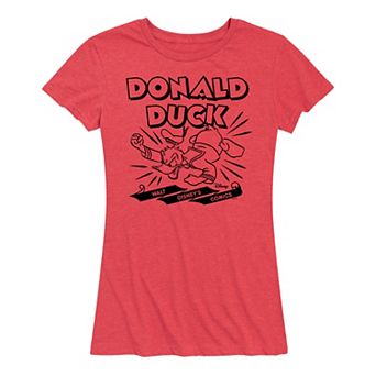 Disney's Donald Duck Women's Comics Graphic Tee