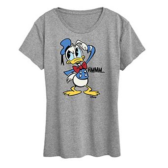 Disney's Donald Duck Women's Hmmm Graphic Tee