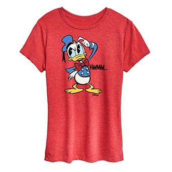 Disney's Donald Duck Women's Hmmm Graphic Tee