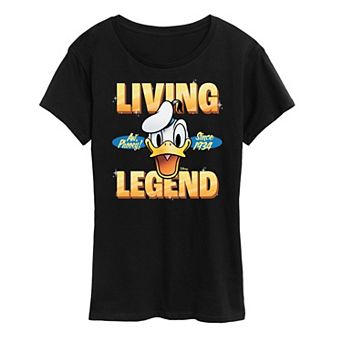 Disney's Donald Duck Women's Living Legend 1934 Graphic Tee