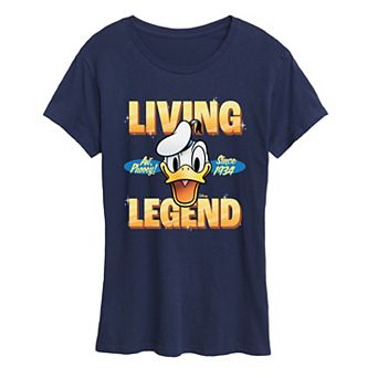 Disney's Donald Duck Women's Living Legend 1934 Graphic Tee