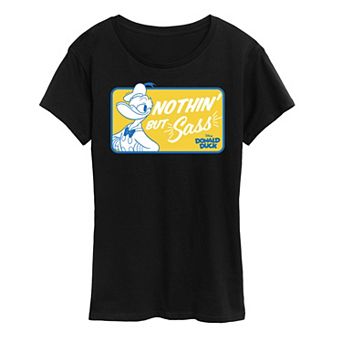 Disney's Donald Duck Women's Nothin' But Sass Graphic Tee