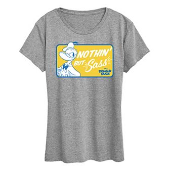 Disney's Donald Duck Women's Nothin' But Sass Graphic Tee