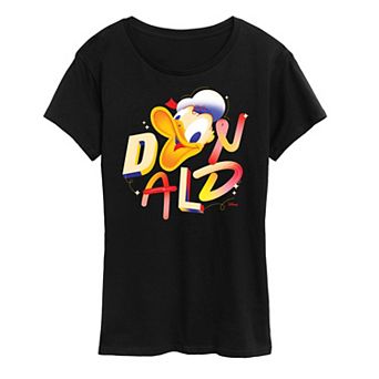 Disney's Donald Duck Women's Geometric Graphic Tee