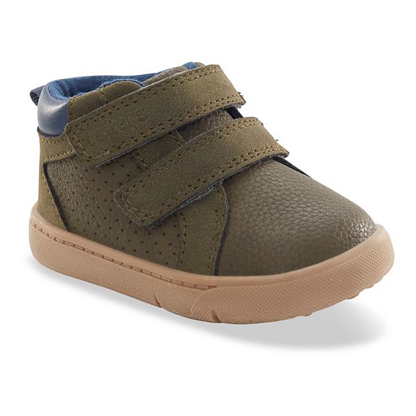 Carter's Every Step Vienna Toddler Boy High Top Casual Sneakers - Olive (4 T)