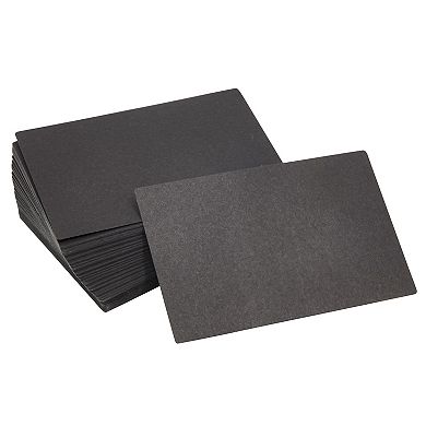 100 Pack Black Index Cards Notecards For Diy Crafts, Scrapbooking, Studying 3x5”