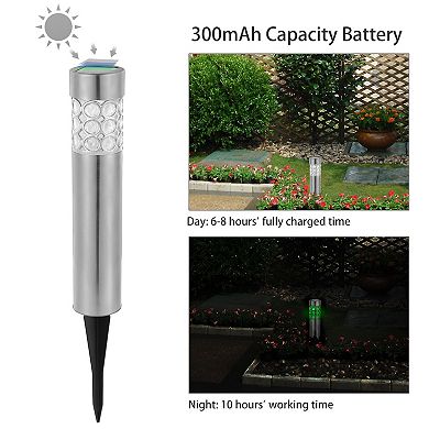 Solarek 6 Pack Rgb Outdoor Solar Lights Garden Landscape Lawn Decor Light