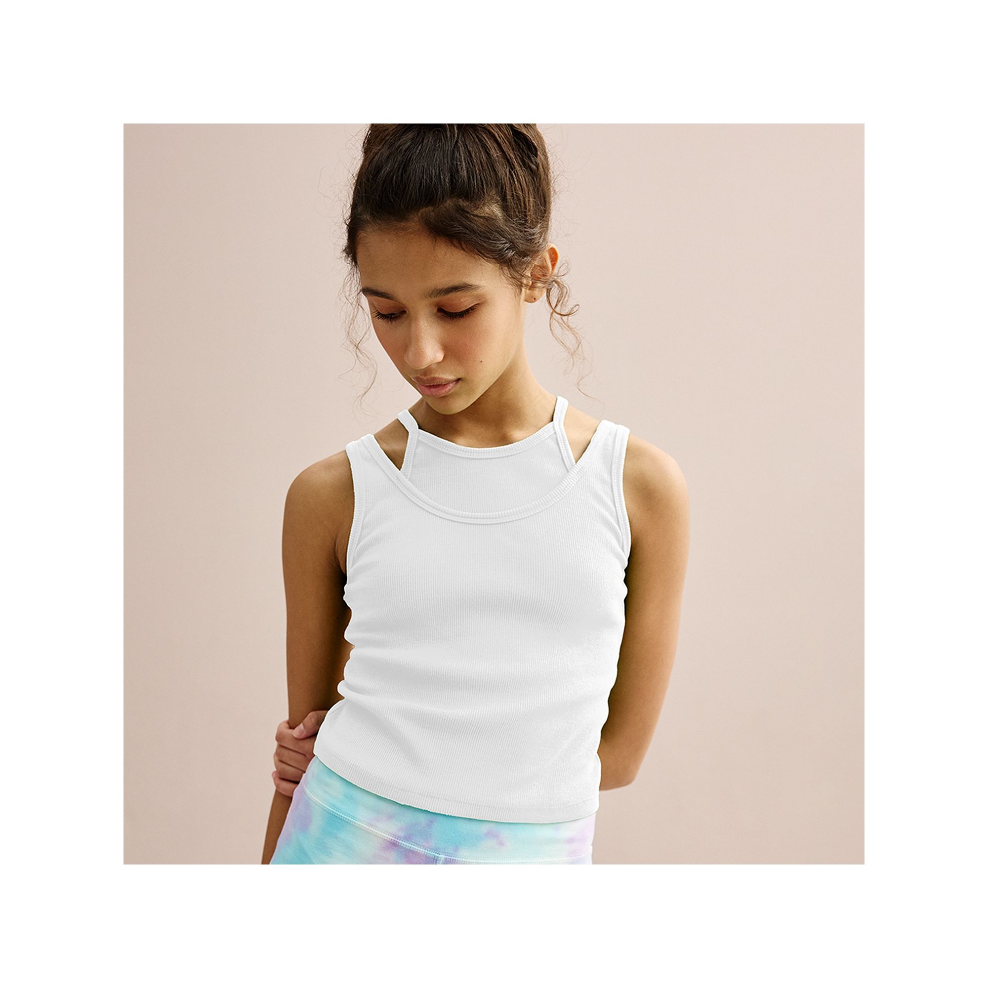 Girls 6-20 SO® Double Strap Tank Top in Regular & Plus Size, Girls, Size:
