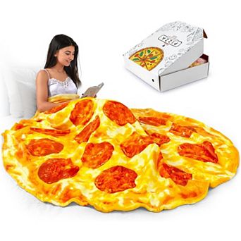 Zulay Kitchen Giant Double Sided Glazed Donut with Donut Box Gift Packaging (60 Inches)