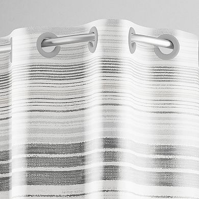 Hookless Shower Curtain - Line Stripe Print