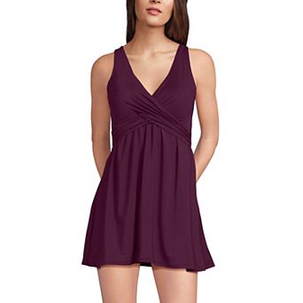 Women's Lands' End One-Piece Swim Dress