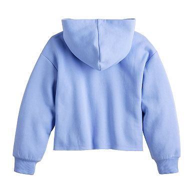 Girls eyeshadow Fleece Cropped Hoodie