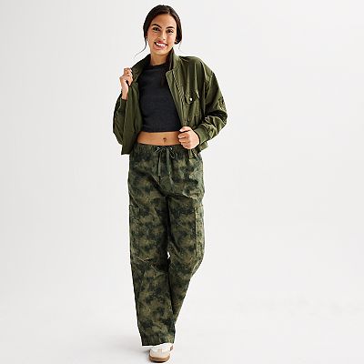 Juniors' Vanilla Star Drawstring Cargo Pant