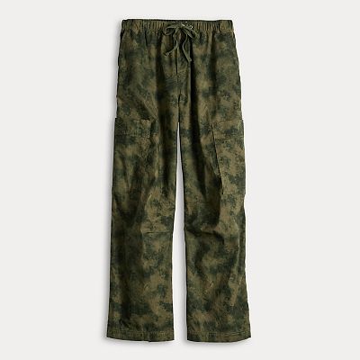 Juniors' Vanilla Star Drawstring Cargo Pant