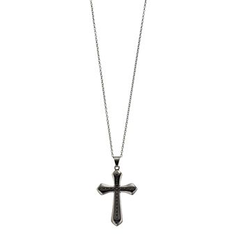 Men's Stainless Steel Cross Pendant Necklace
