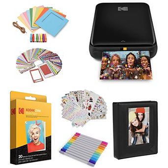 Kodak Step Mobile Instant Photo Printer 2x3" & Photo Paper Starter Bundle For iOS & Android