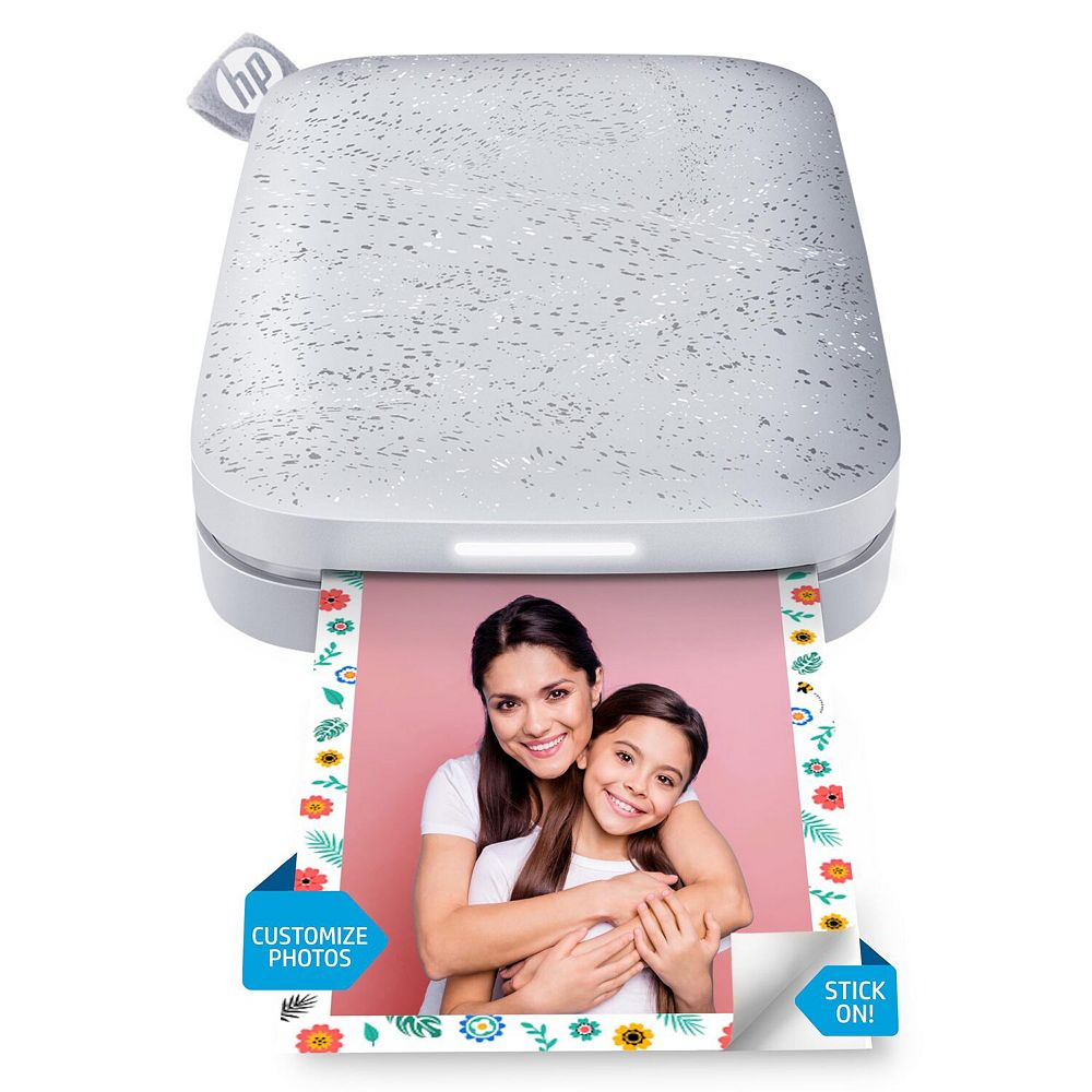 Hp Sprocket Portable 2x3" Instant Photo Printer, Prints From Ios Or Android Devices