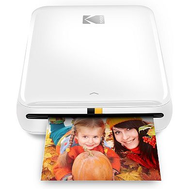 Kodak Step Mobile Instant Photo Printer 2x3" (blue) & Photo Paper Go Bundle For Ios & Android