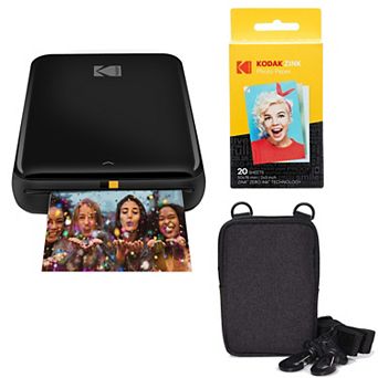 Kodak Step Mobile 2x3" Instant Photo Printer Go Bundle with Zink Photo Paper & Case