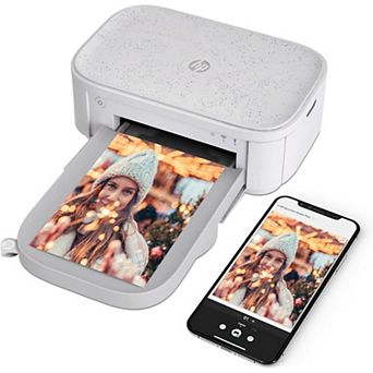 Hp Sprocket Studio Plus 4x6” Instant Photo Printer Wirelessly Prints From Ios & Android Device