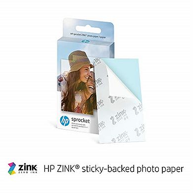 Hp Sprocket Portable 2x3" Instant Photo Printer (luna Pearl), Accesories & Scrapbook Bundle