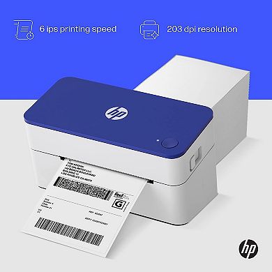 Hp Thermal Label Printer, 4x6 Compact, Easy-to-use, High-speed Label Printer - 203 Dpi