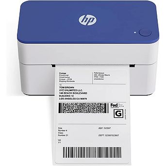 Hp Thermal Label Printer, 4x6 Compact, Easy-to-use, High-speed Label Printer - 300 Dpi