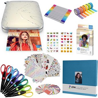 Hp Sprocket Select Portable Instant Photo Printer 2.3x3.4 (eclipse) And Zink Paper Bundle