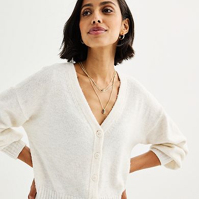 Women's Sonoma Goods For Life® Button Front Cardigan