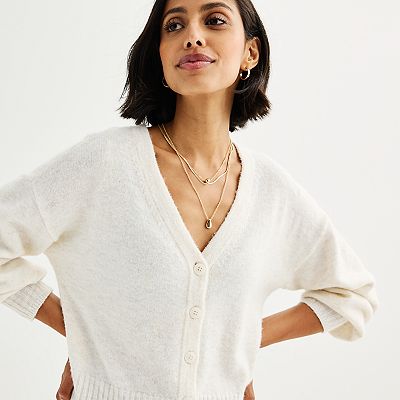 Women's Sonoma Goods For Life® Button Front Cardigan