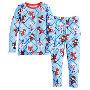 Toddler Boy Cuddl Duds® Spider-Man 2 pc Base Layer Set