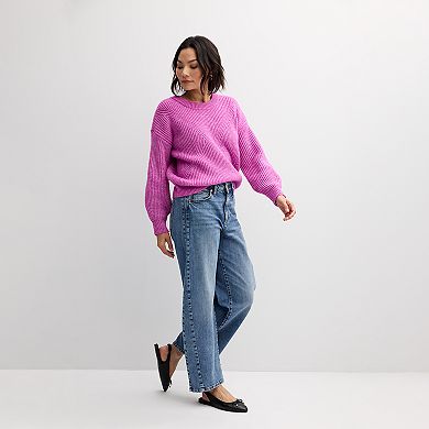 Women's Sonoma Goods For Life® Cozy Crewneck Sweater