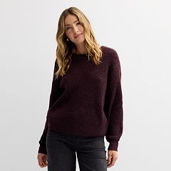 Purple Sweaters Tops Clothing Kohl s