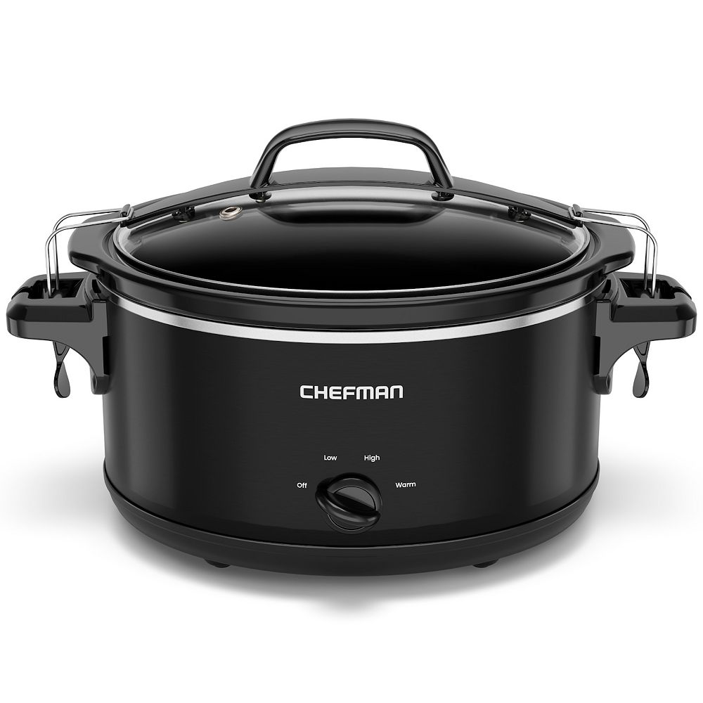Chefman 6 Qt. Locking Lid Slow Cooker