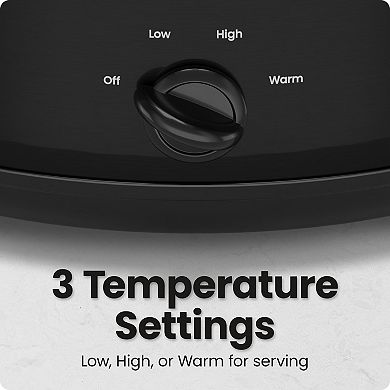 Chefman 6 Qt. Locking Lid Slow Cooker