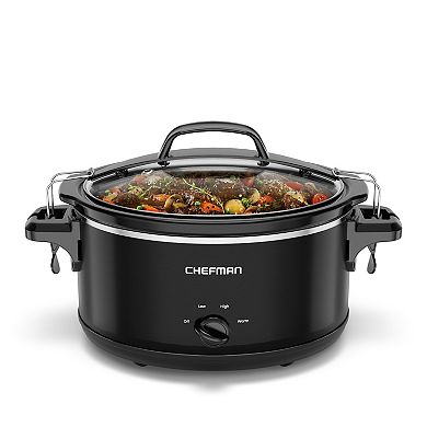 Chefman 6 Qt. Locking Lid Slow Cooker