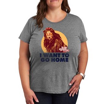 Plus The Wizard Of Oz Lion Home Graphic Tee